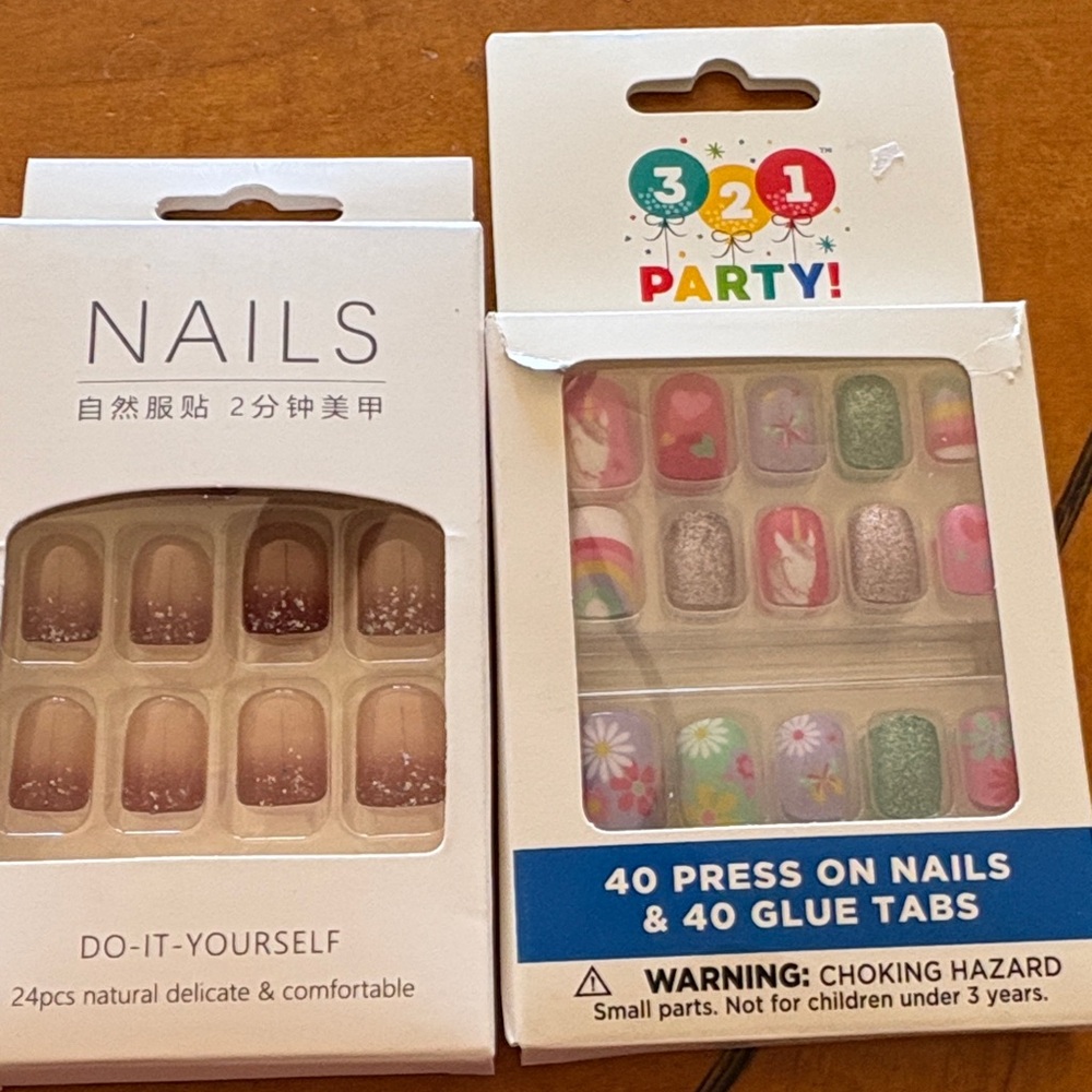 DIY Nail Art -Decorations, stickers, press-on, foils, glitter & more!